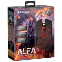 мышь Defender Alfa GM-703L Черный