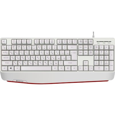 клавиатура Defender Atom HB-546 White Белый