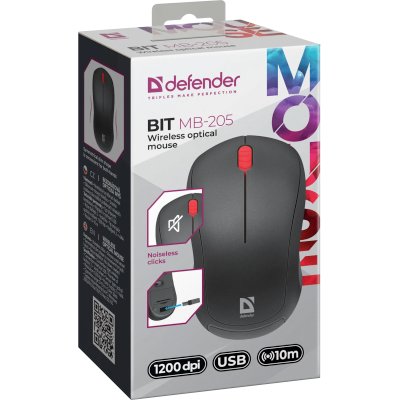 мышь Defender Bit MB-205 Черный