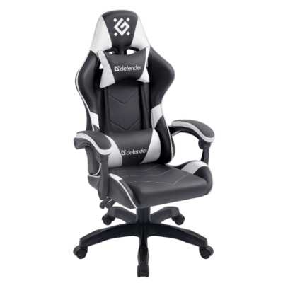 игровое кресло Defender Companion Black/White черно-белый