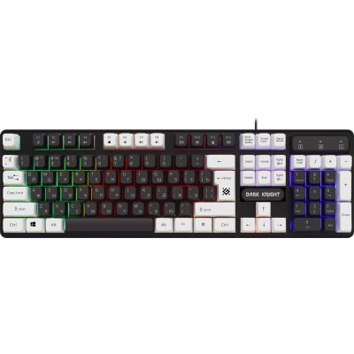 клавиатура Defender Dark Knight GK-077 Black-White Черный-белый