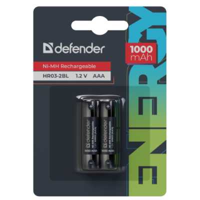 аккумуляторная батарейка Defender HR03-2BL 56511