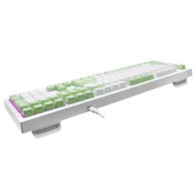 клавиатура Defender Karon GK-129 White Белый-зеленый