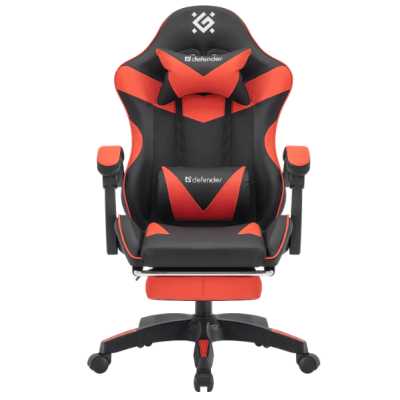 игровое кресло Defender Tornado Black-Red черно-красный