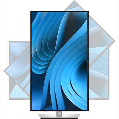 монитор Dell P2725QE Черно-Серебристый