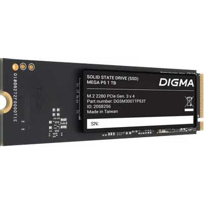 SSD диск Digma Mega P5 1Tb DGSM3001TP53T Черный