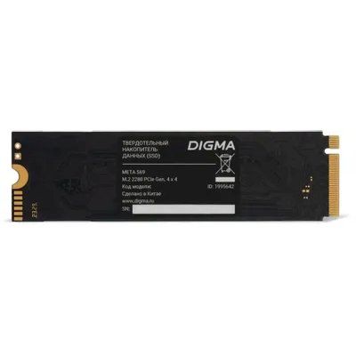 SSD диск Digma Meta S69 512Gb DGSM4512GS69T Черный