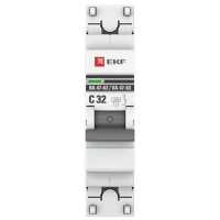 автоматический выключатель EKF ВА 47-63 1P (C) 4.5kA 32 А mcb4763-1-32C-pro