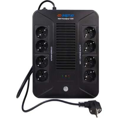 ИБП Энергия Комфорт 600 Е0201-1000 Черный