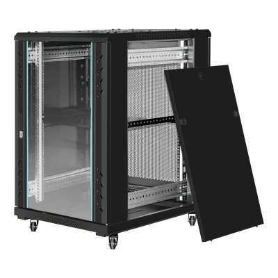 телекоммуникационный шкаф ExeGate EC-FS-18U.600.800.G.BLACK EX300402RUS Черный