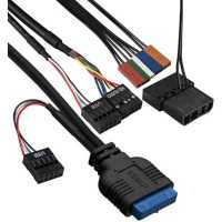 корпус Exegate EVO-8205 Black-Blue Light 600W