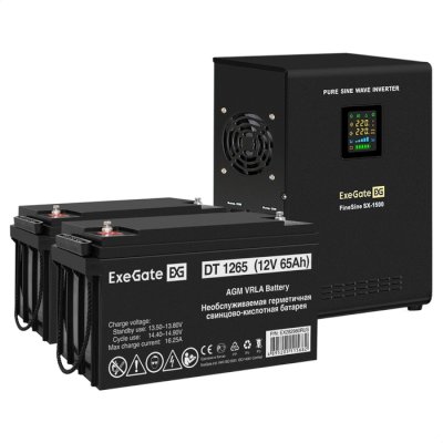 ИБП ExeGate FineSine SX-1500.LCD.AVR.2SH EX296571RUS