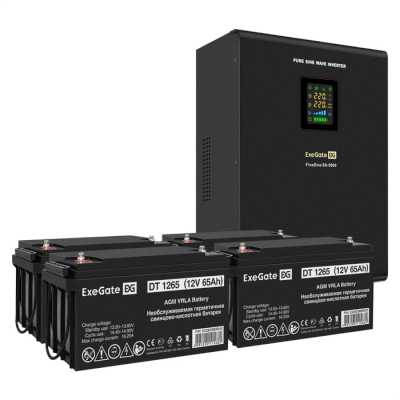 ИБП ExeGate FineSine SX-5000.LCD.AVR.2SH.T EX296663RUS