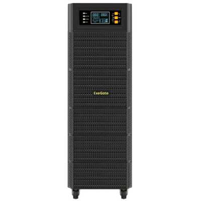 ИБП ExeGate PowerExpert TL-575-10kVA.240V.LCD.AVR.T.USB.RS232.SNMP EX296954RUS Черный