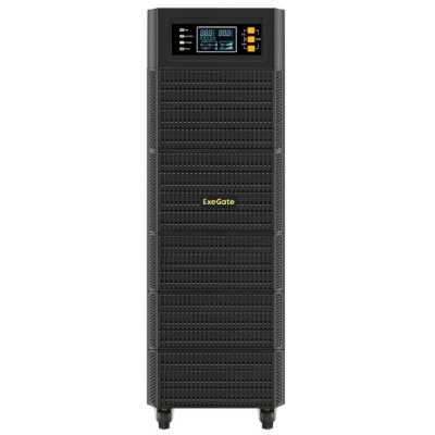 ИБП ExeGate PowerExpert TL-575-6kVA.240V.LCD.AVR.T.USB.RS232.SNMP EX296952RUS Черный