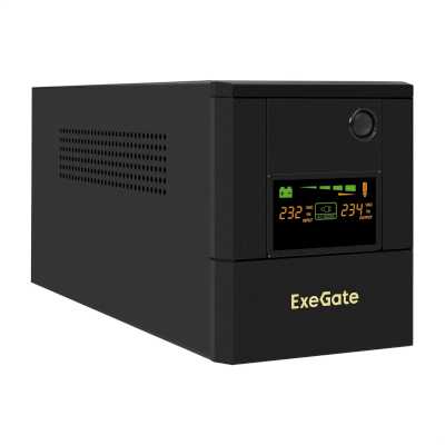ИБП ExeGate Smart LB-2200.LCD.AVR.4SH EX299786RUS
