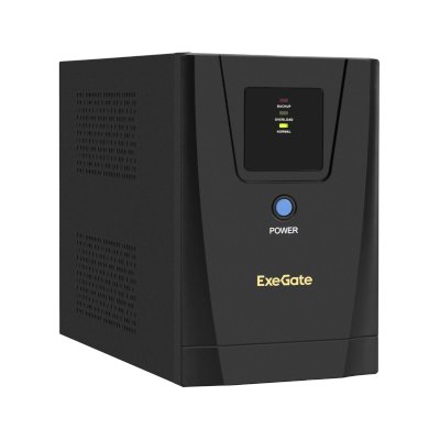 ИБП ExeGate SpecialPro UNB-1500.LED.AVR.C13.RJ.USB Черный