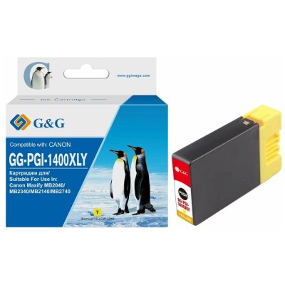 картридж G&G GG-PGI-1400XLY желтый