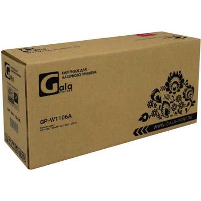 картридж GalaPrint GP_W1106A_new_chip черный