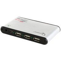 разветвитель USB Gembird UHB-C247 серый
