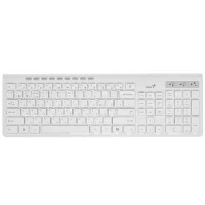 клавиатура Genius SlimStar 8230 White Белый-серый