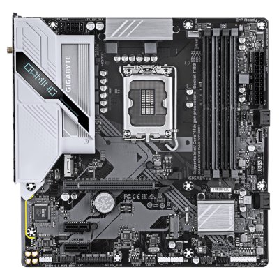 материнская плата GigaByte B760M Gaming Plus WiFi DDR4 Черный
