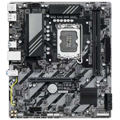 материнская плата GigaByte B860M E Черный