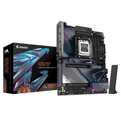 материнская плата GigaByte X870E Aorus Master X3D Черный