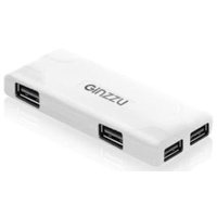 разветвитель USB Ginzzu GR-415UW белый