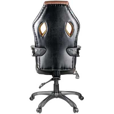 игровое кресло Helmi Drift Black/Brown/Orange