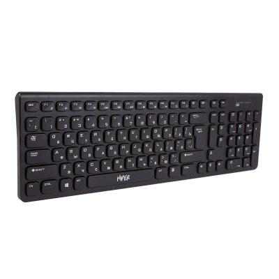 клавиатура Hiper HOKW-111 Black Черный