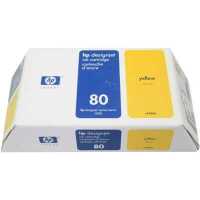 картридж HP 80 C4848A желтый