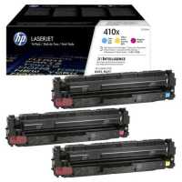 картридж HP 410X CF252XM голубой, желтый, малиновый