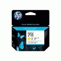 картридж HP 711 CZ136A желтый