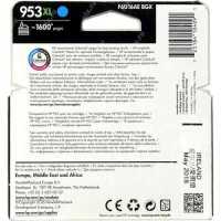 картридж HP 953XL F6U16AE голубой