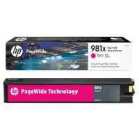 картридж HP 981X L0R10A малиновый