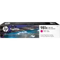 картридж HP 981X L0R10A малиновый