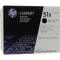 картридж HP 51X Q7551XD черный