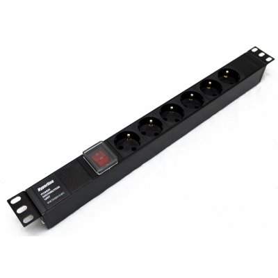 блок розеток Hyperline SHE19-6SH-S-IEC