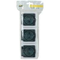 розетка силовая IEK Гермес Plus ERMP32-K03-16-54-EC Белый