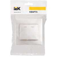 выключатель IEK Кварта EVK21-K01-10-DM