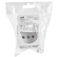 розетка силовая IEK Праймер CKK-40D-RSZB2-K01-K Белый