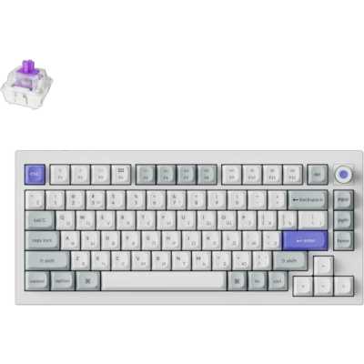 клавиатура Keychron Q1 HE 8K Q1HW-P1P-RU Белый