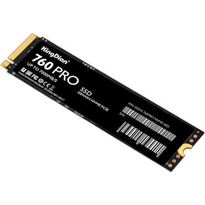 SSD диск KingDian 760PRO 2Tb G48-760PRO-NVME-M.2-2TB Черный