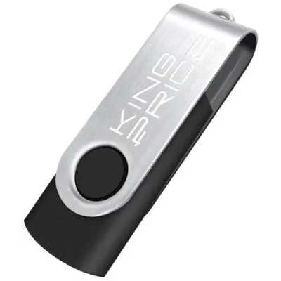 флешка KingPrice 32GB KPFD2A032ABK Черный, серебристый