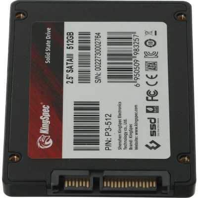 SSD диск KingSpec 512Gb P3-512 Оранжевый