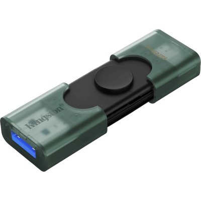 флешка Kingston 128GB DTDEG2/128GB Черный, зелёный