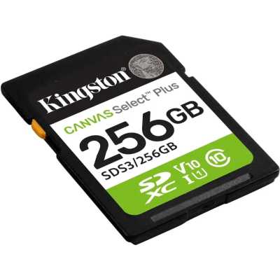 карта памяти Kingston Canvas Select Plus 256GB SDS3/256GB