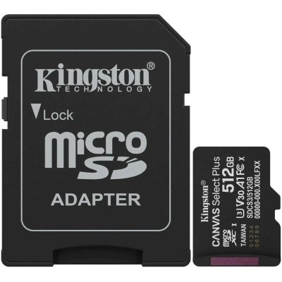 карта памяти Kingston Canvas Select Plus 512GB SDCS3/512GB