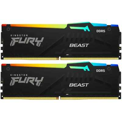 оперативная память Kingston Fury Beast Black RGB Expo KF560C30BBEAK2-32